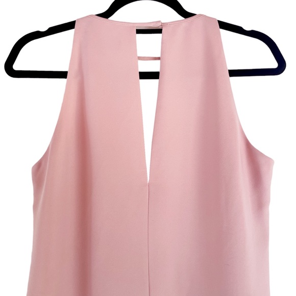 Women’s SAM EDELMAN V-Neck Sleeveless Lined Cocktail Dress Blush / Pink Size 6 - Picture 4 of 6